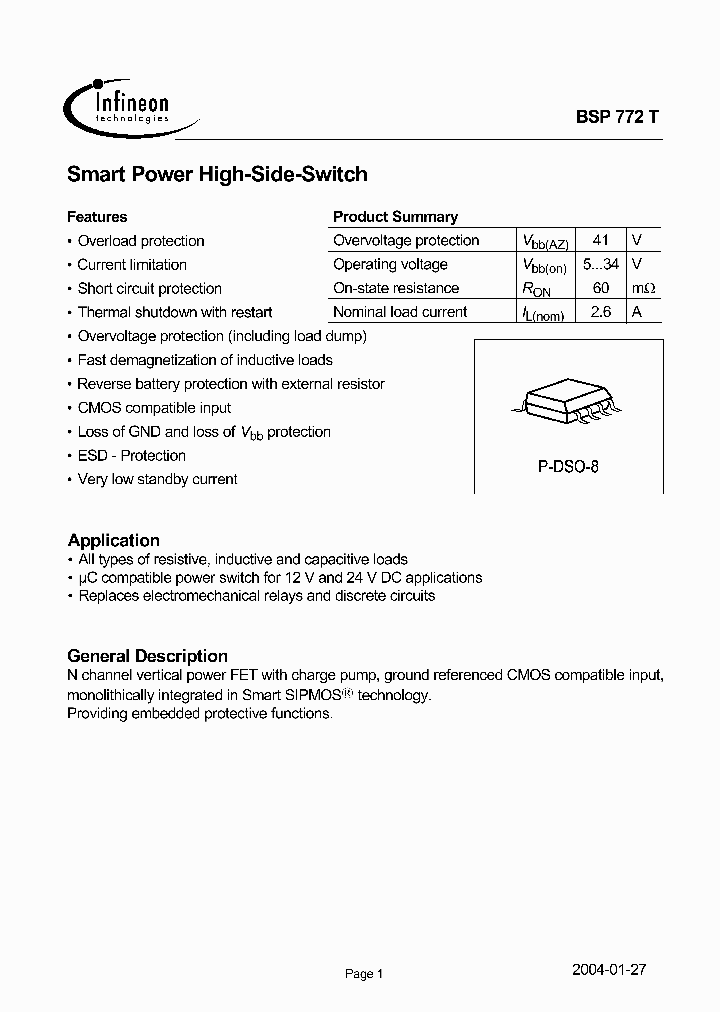 BSP772T_188887.PDF Datasheet