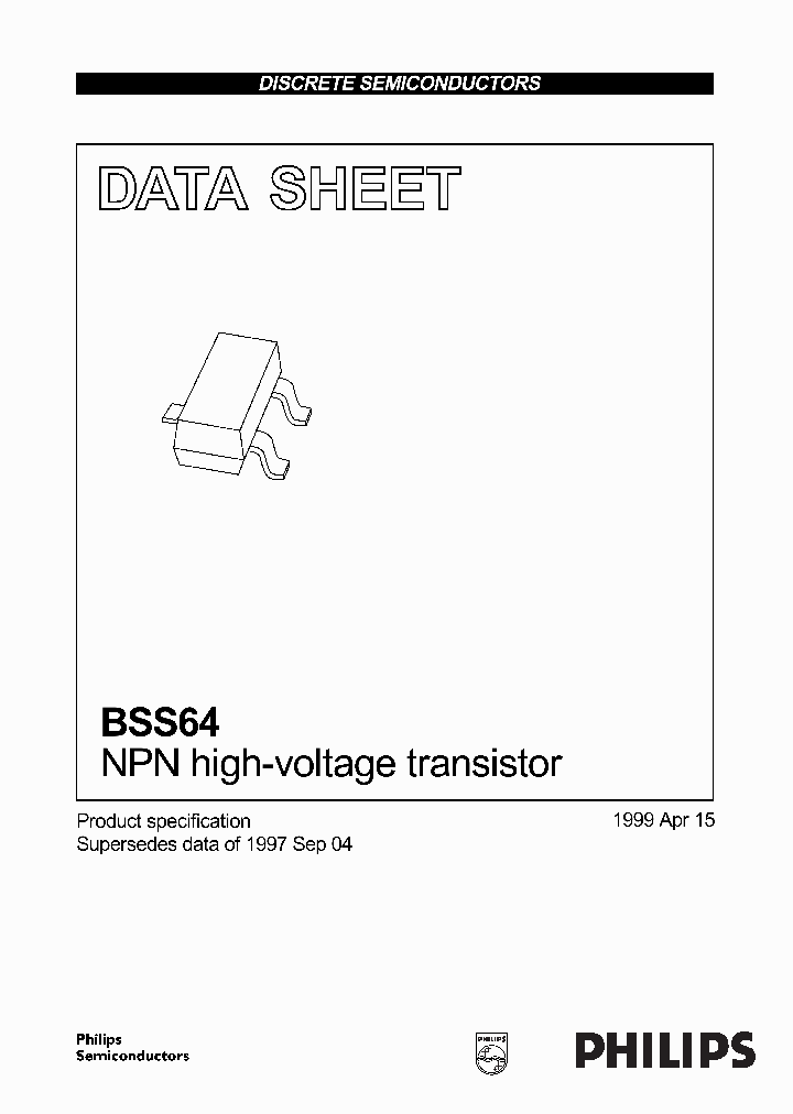 BSS64_148200.PDF Datasheet