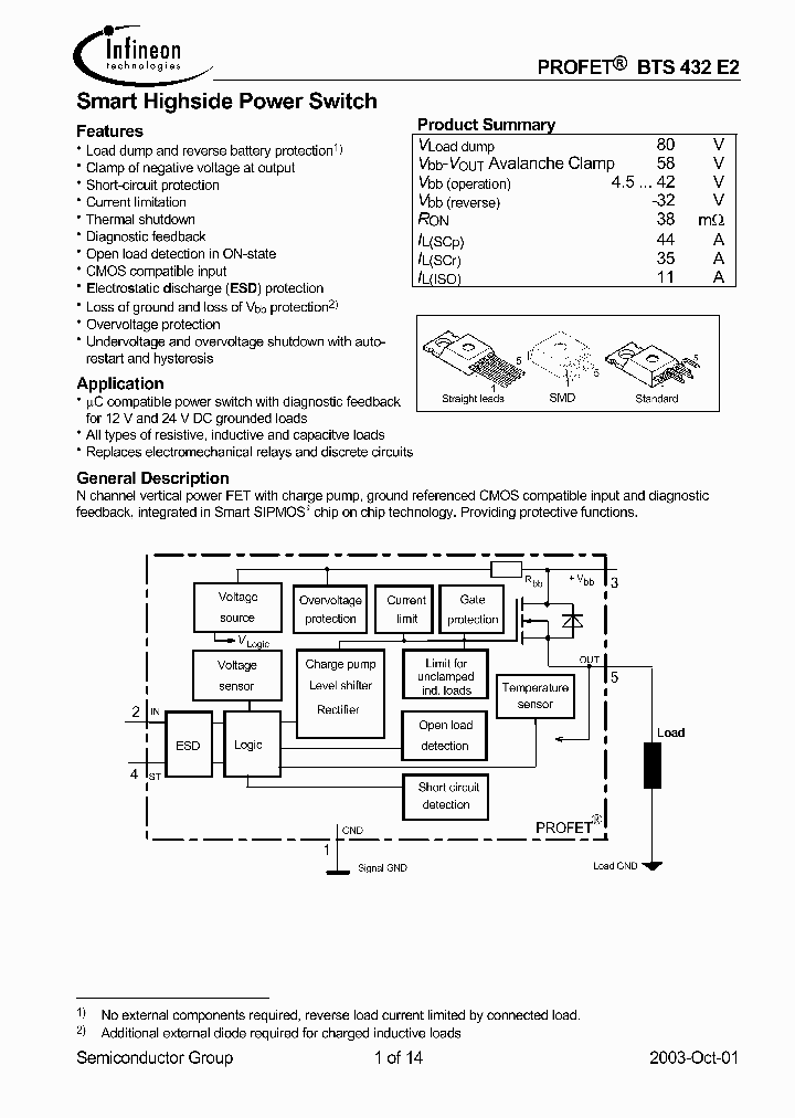 BTS432E2E3043_64517.PDF Datasheet