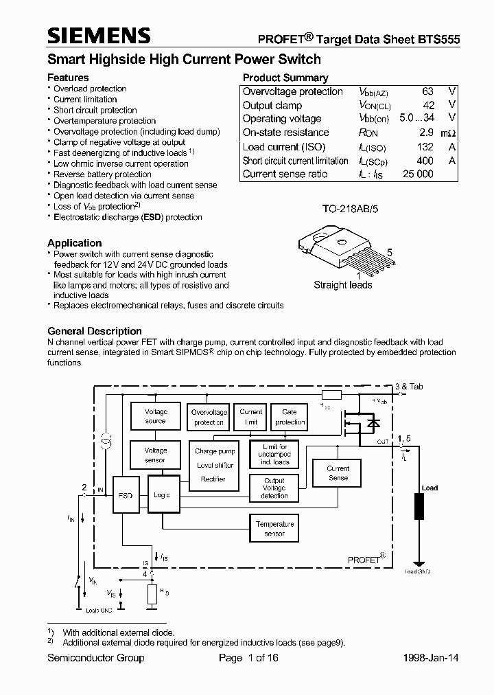 BTS555_63031.PDF Datasheet