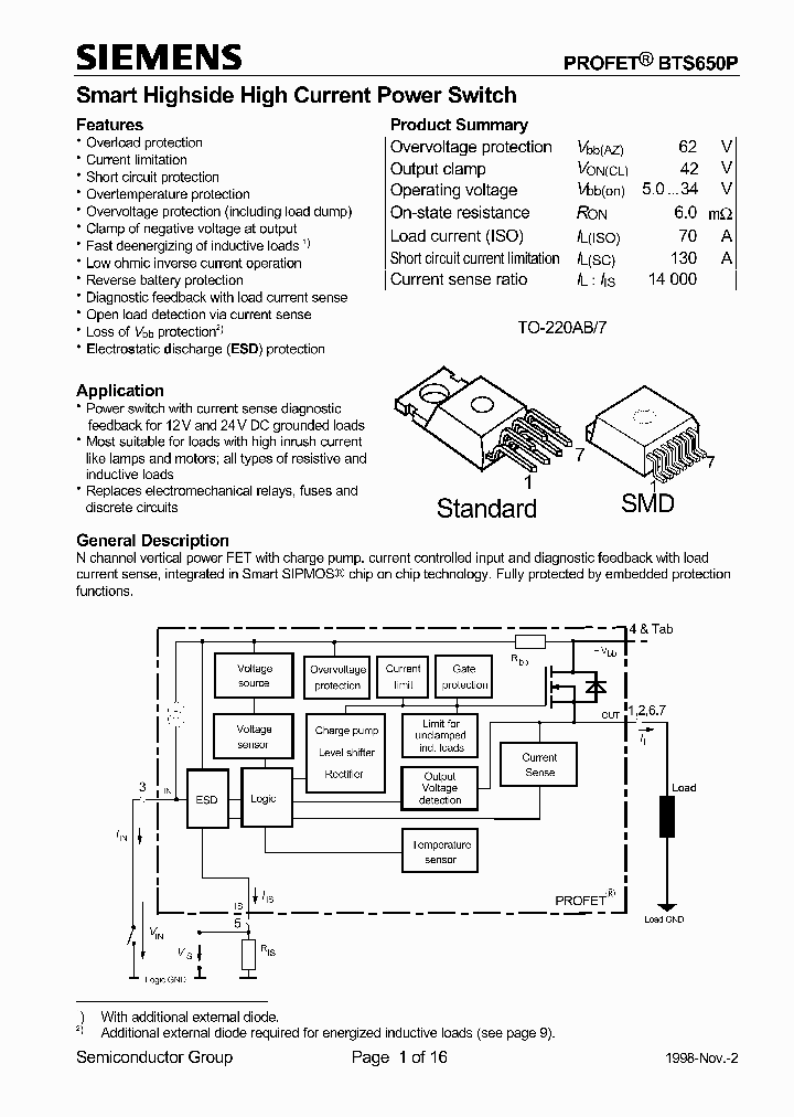 BTS650P_63104.PDF Datasheet