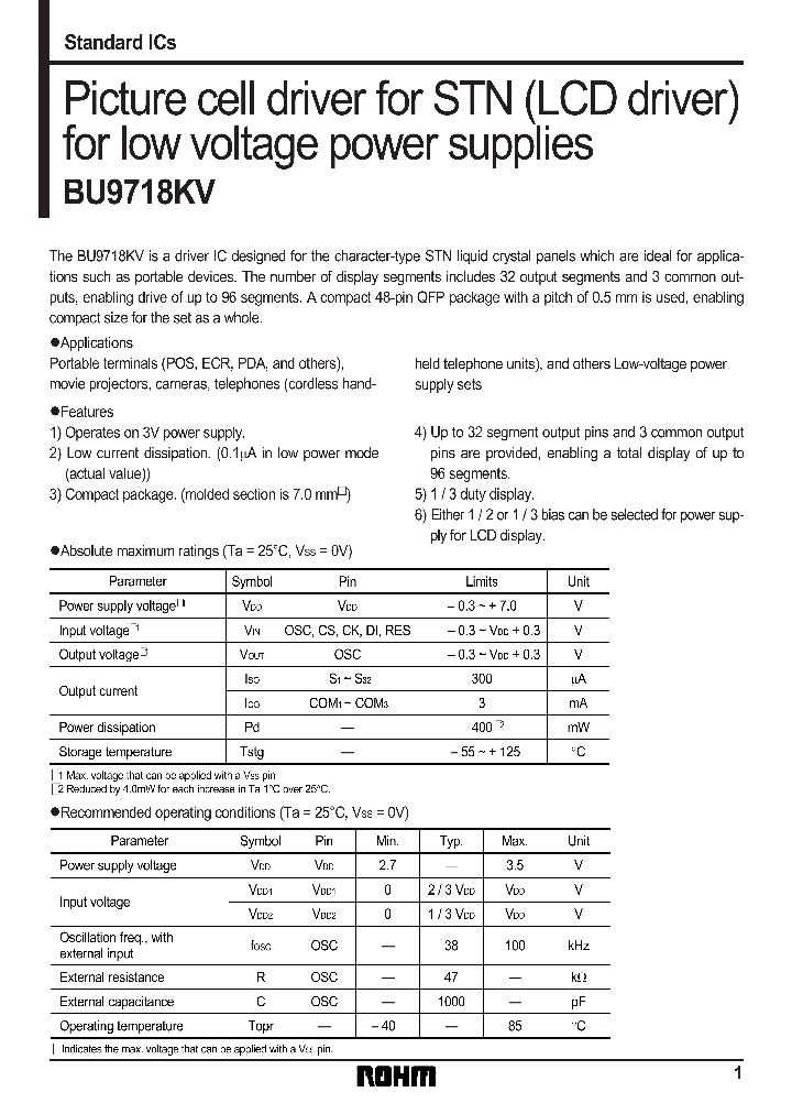 BU9718KV_44927.PDF Datasheet