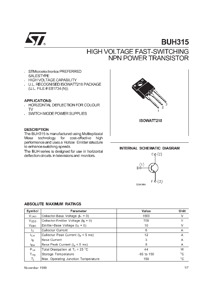 BUH315_150801.PDF Datasheet
