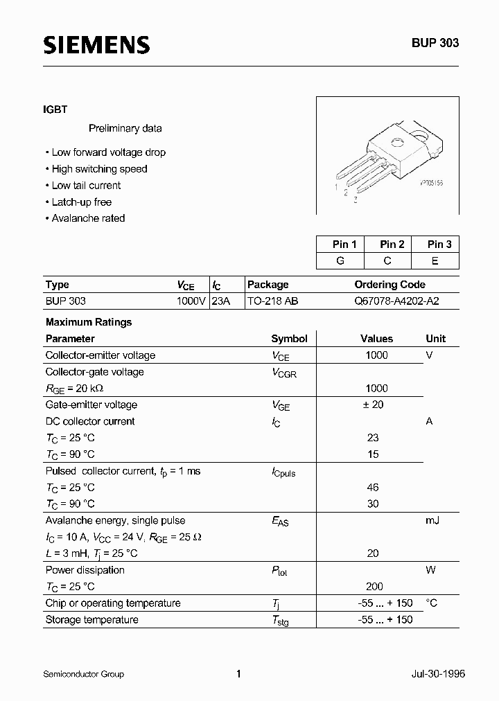 BUP303_59212.PDF Datasheet