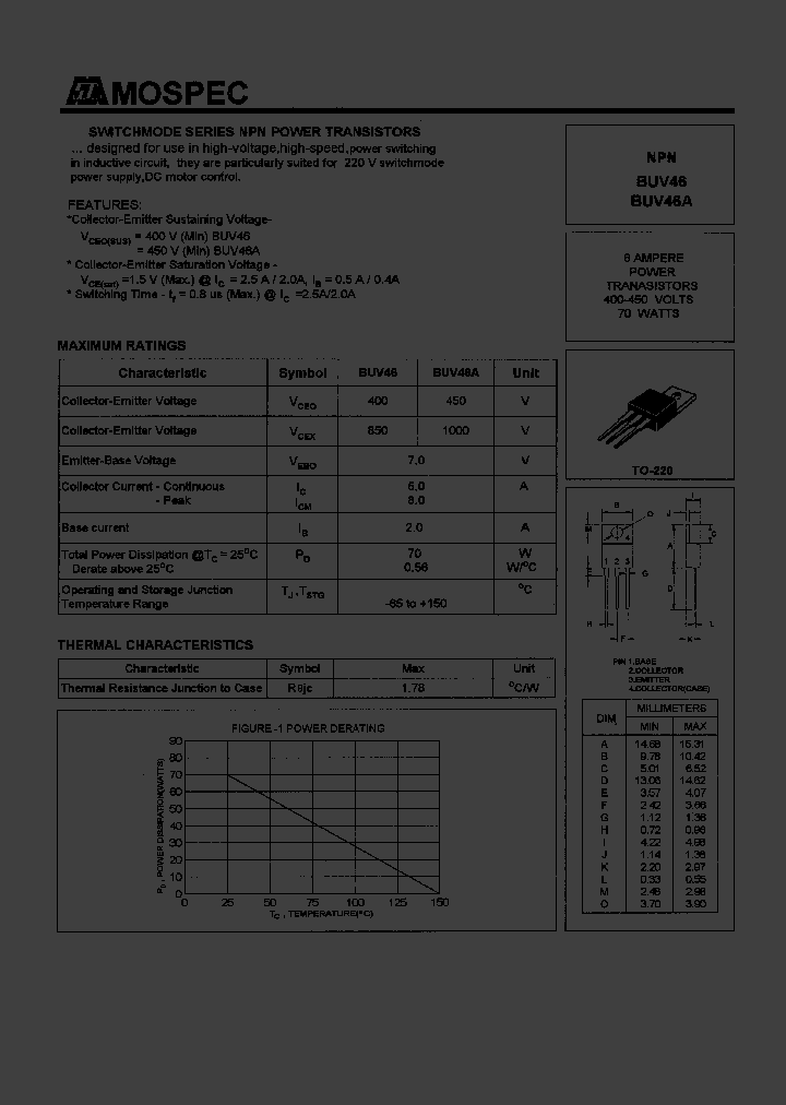 BUV46_176376.PDF Datasheet