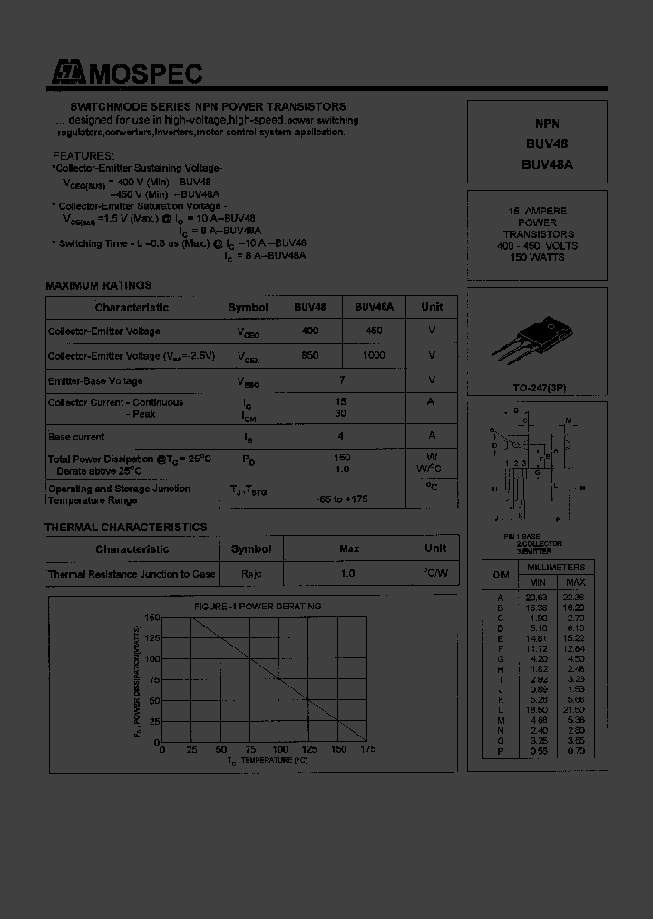 BUV48_56685.PDF Datasheet