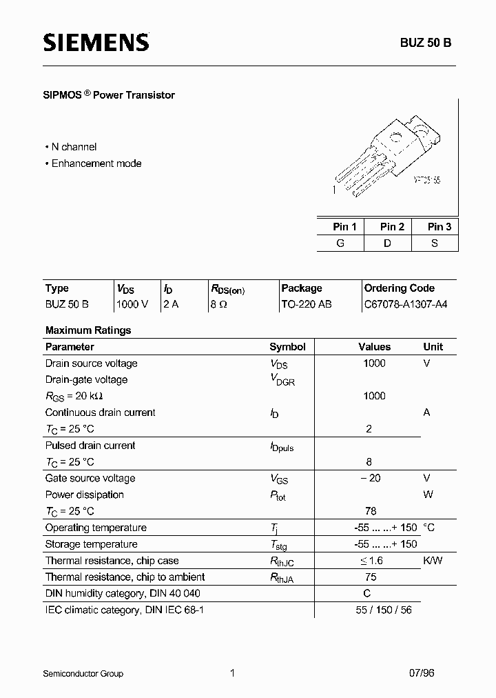 BUZ50B_192163.PDF Datasheet