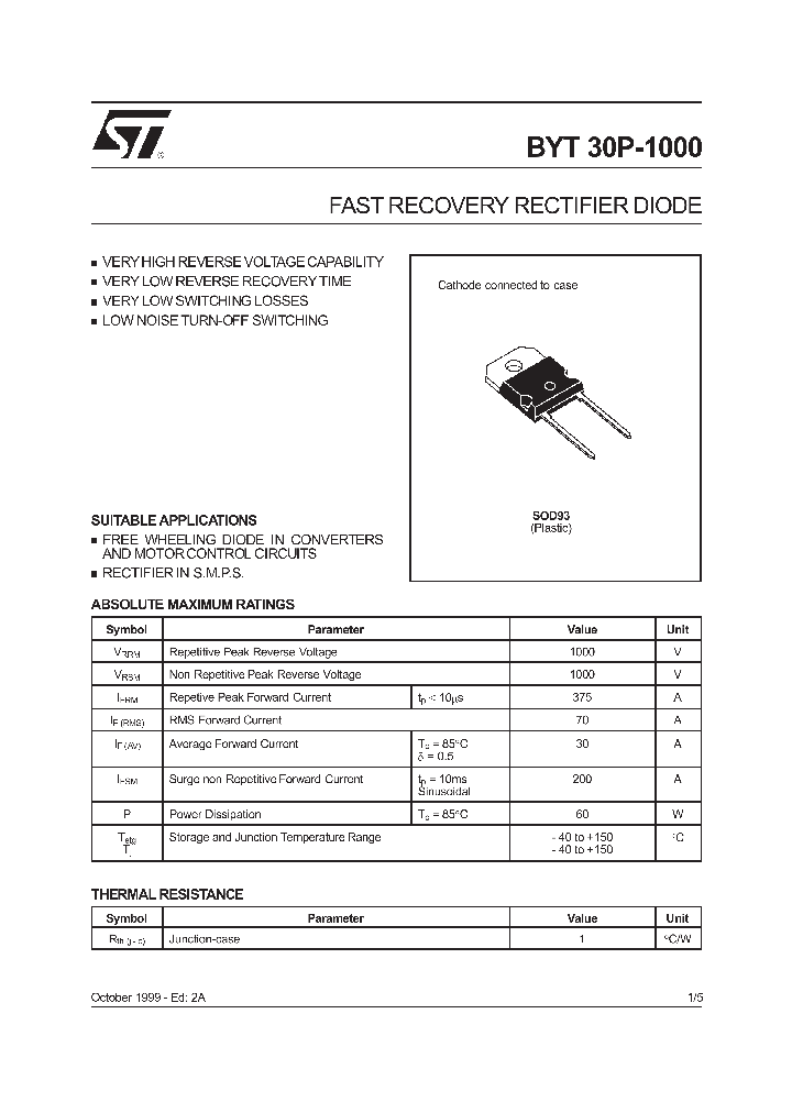 BYT30P-1000_44191.PDF Datasheet