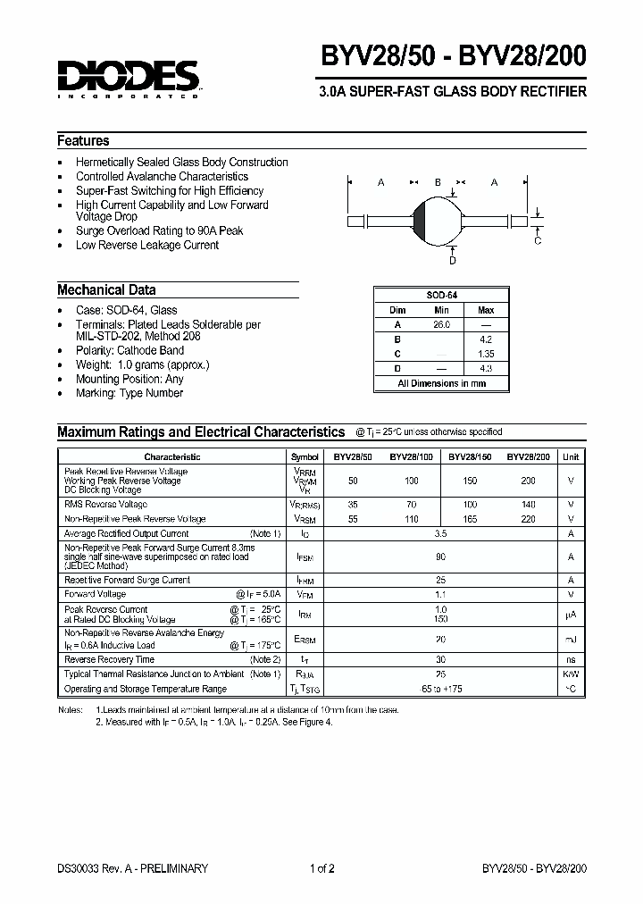 BYV28100_57793.PDF Datasheet