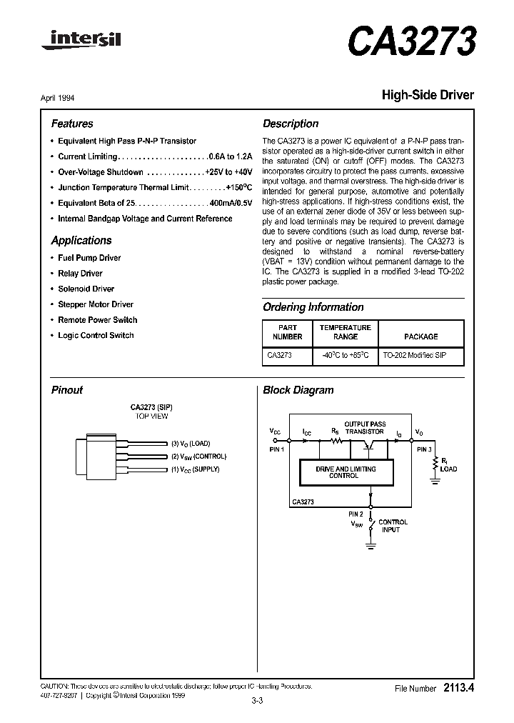 CA3273_23641.PDF Datasheet
