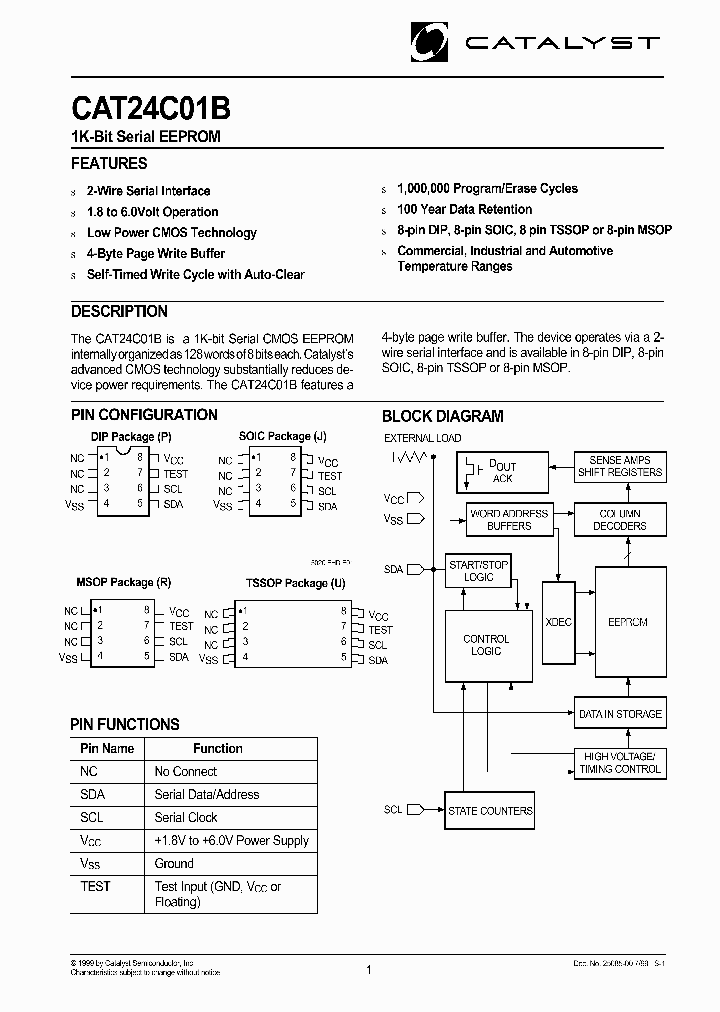 CAT24C01B_13502.PDF Datasheet