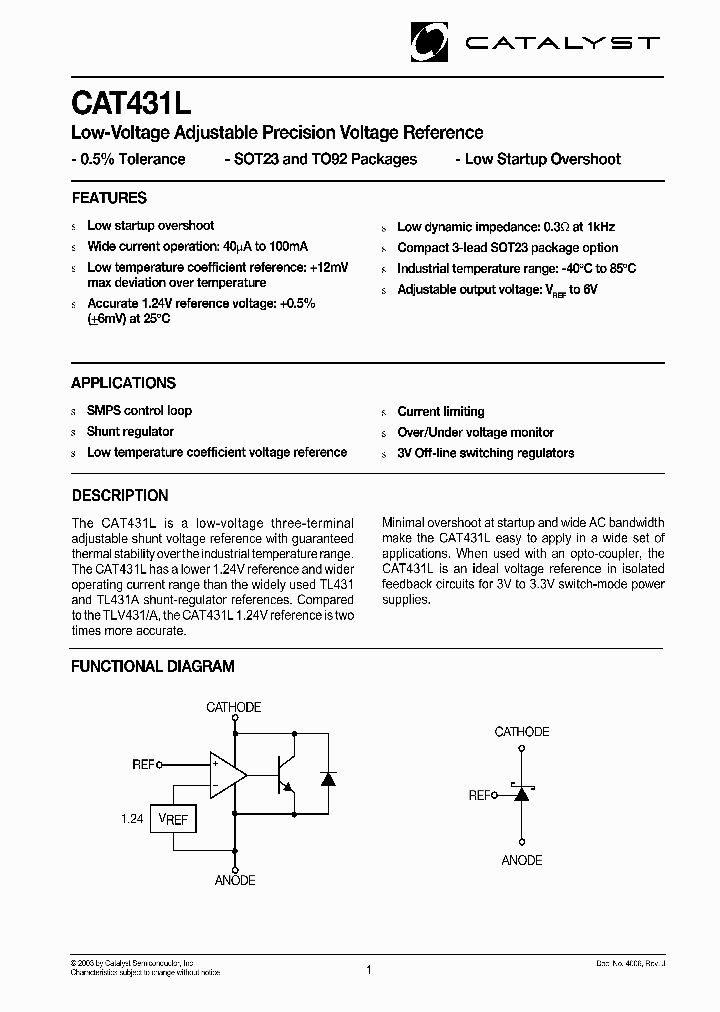 CAT431L_168007.PDF Datasheet
