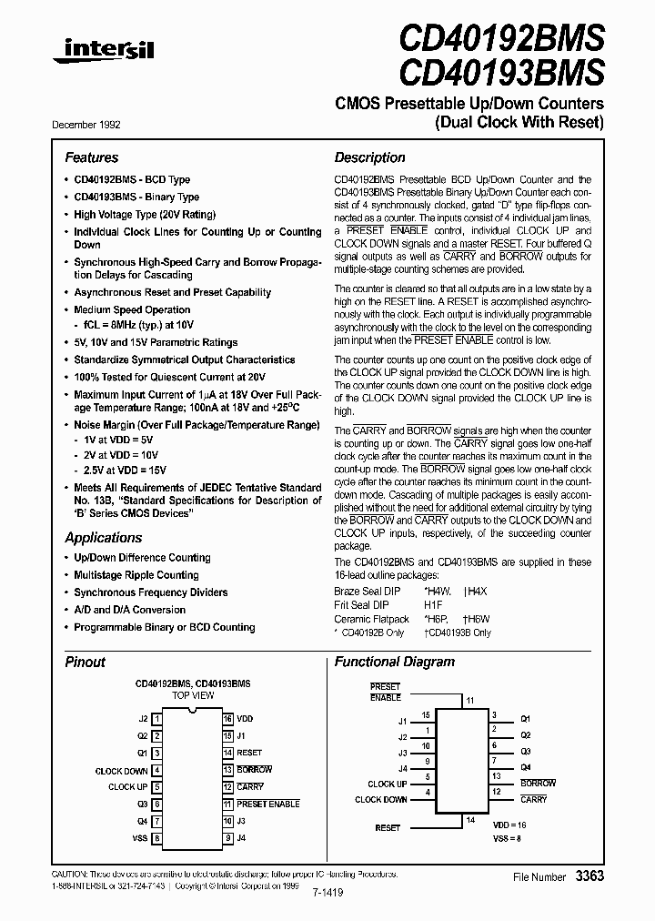 CD40192BMS_95047.PDF Datasheet