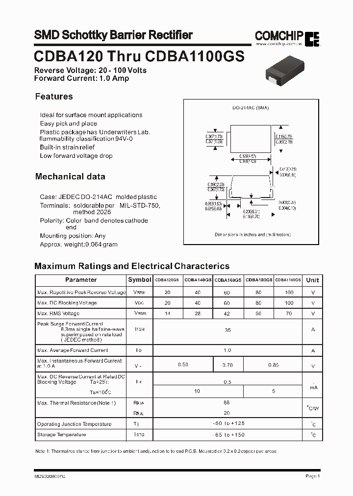 CDBA1100GS_179791.PDF Datasheet