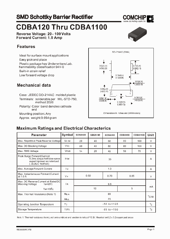 CDBA1100_179790.PDF Datasheet