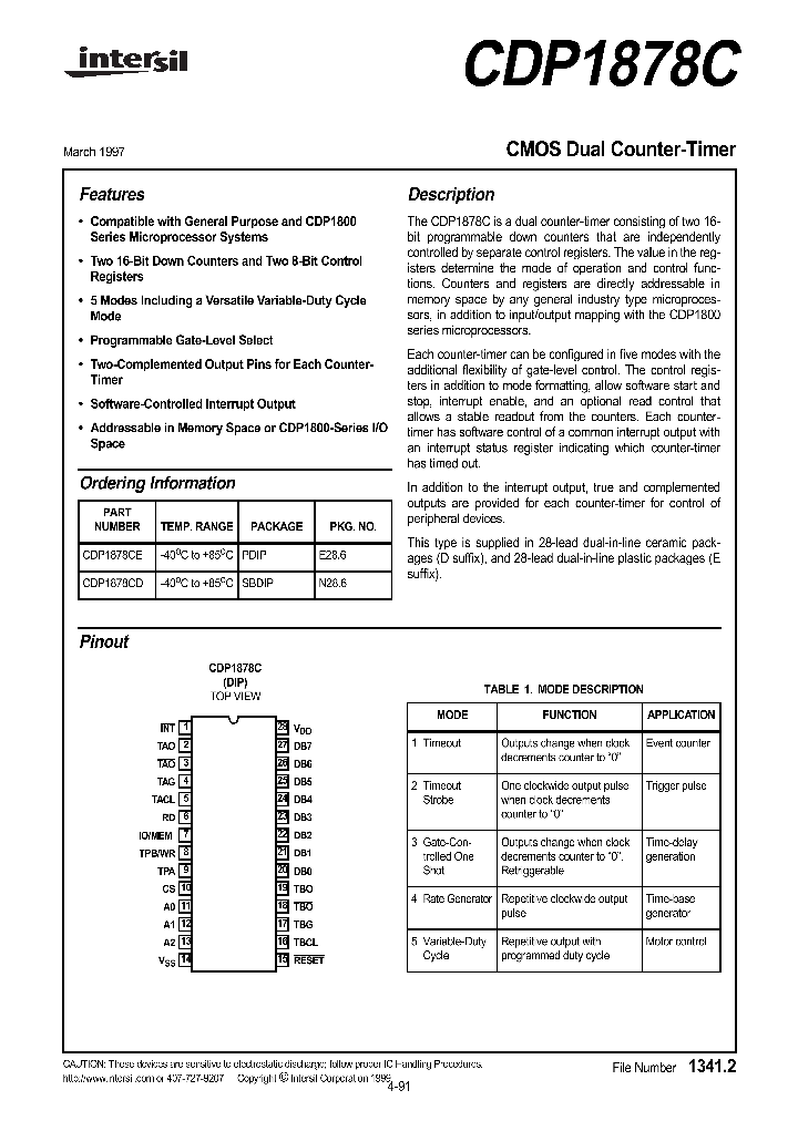 CDP1878C_92775.PDF Datasheet