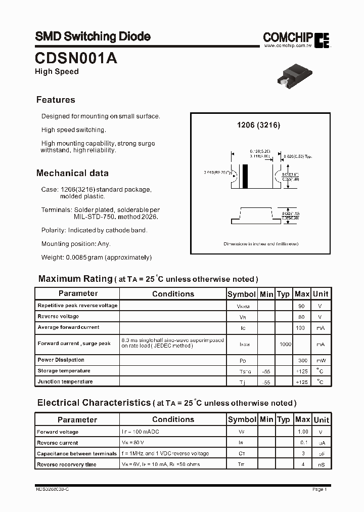 CDSN001A_192805.PDF Datasheet