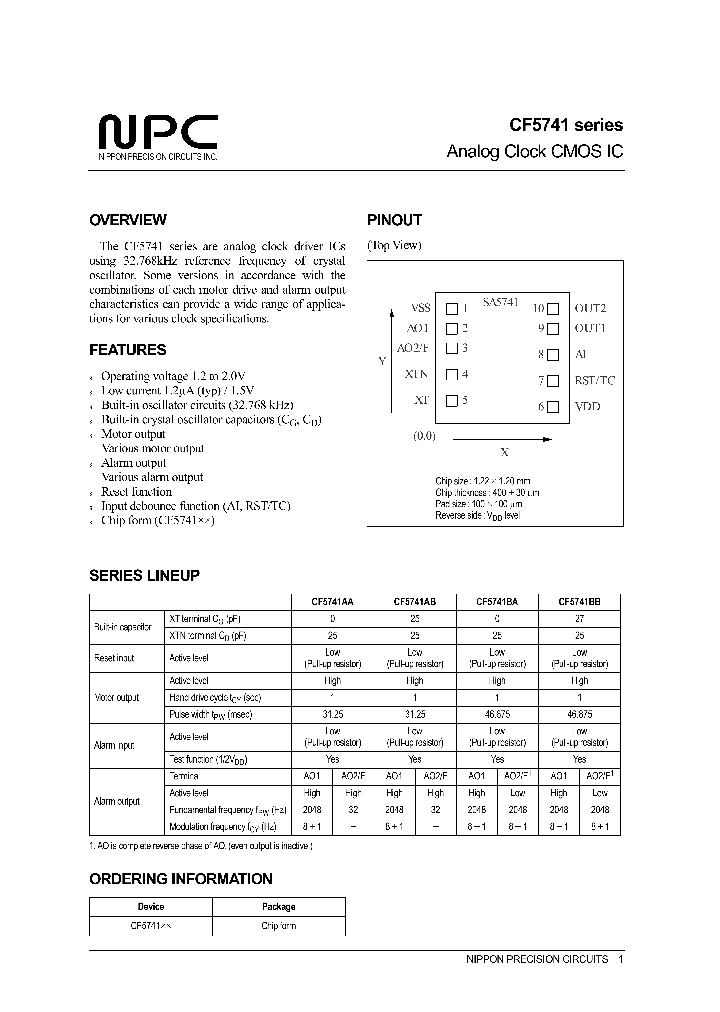 CF5741AA_40176.PDF Datasheet
