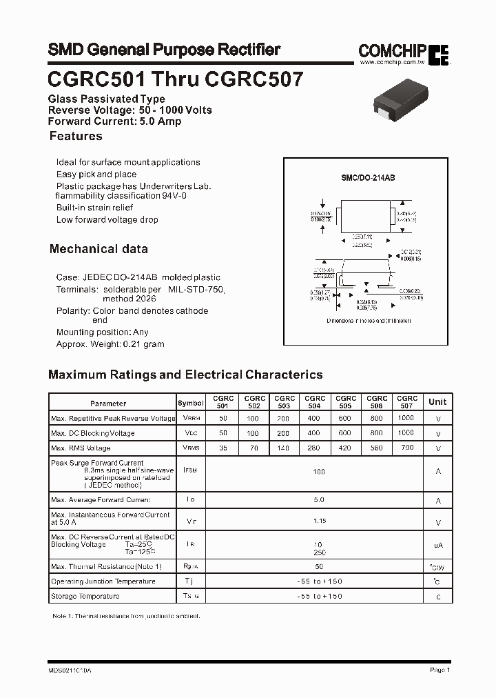CGRC501_42404.PDF Datasheet