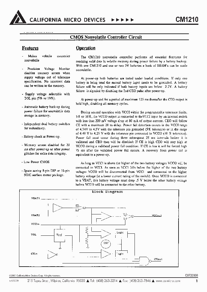 CM1210_142901.PDF Datasheet