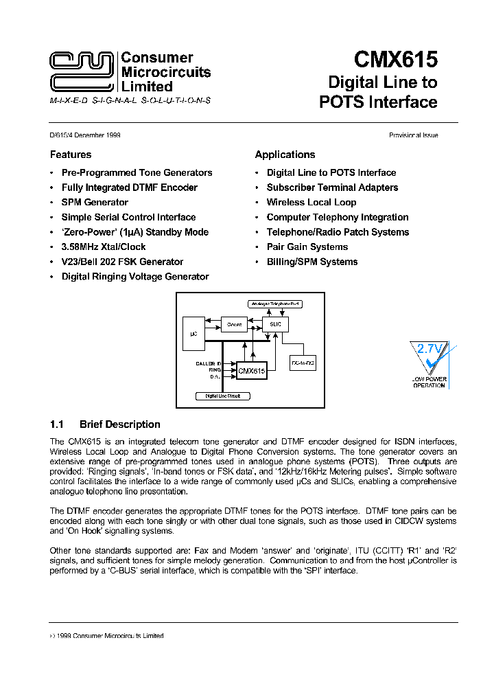 CMX615_23923.PDF Datasheet