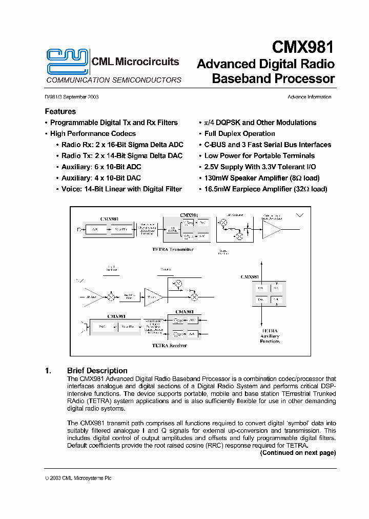 CMX981_49337.PDF Datasheet