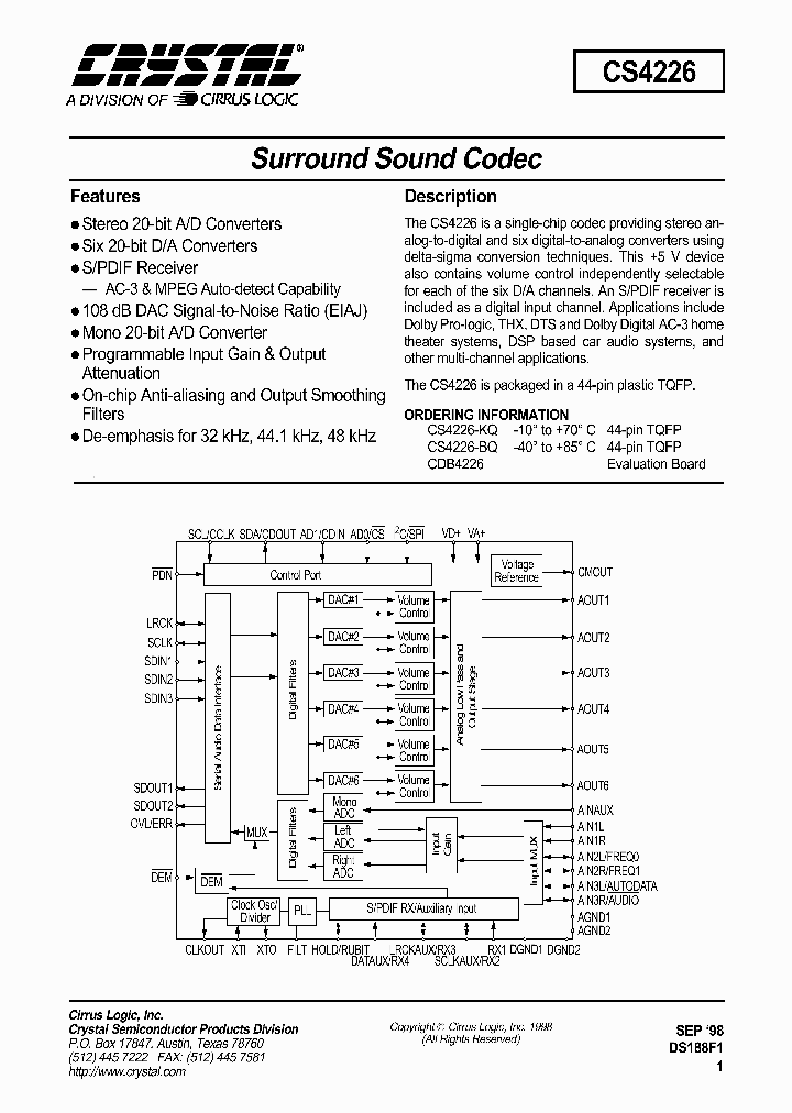 CS4226_121475.PDF Datasheet