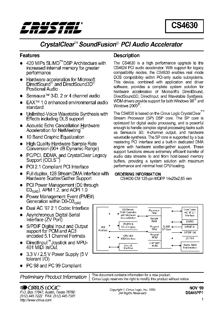 CS4630_193119.PDF Datasheet