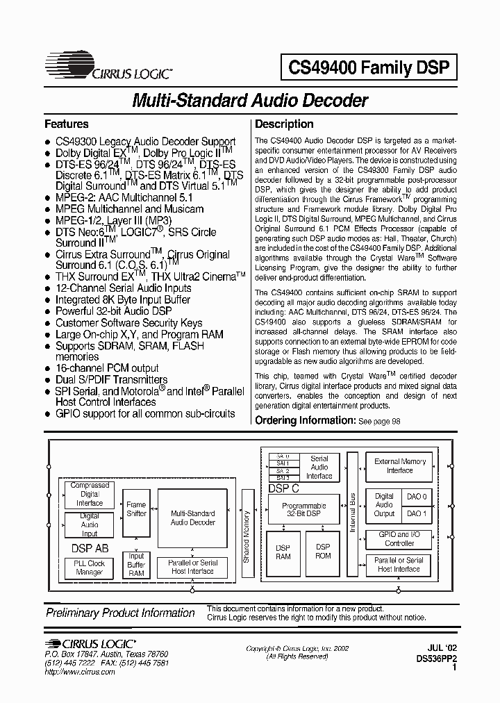 CS49400_40297.PDF Datasheet