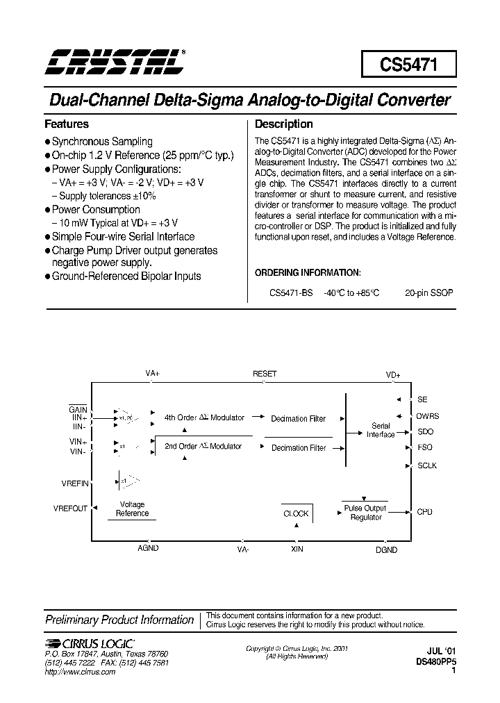 CS5471_40322.PDF Datasheet
