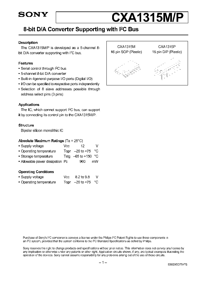 CXA1315_24018.PDF Datasheet