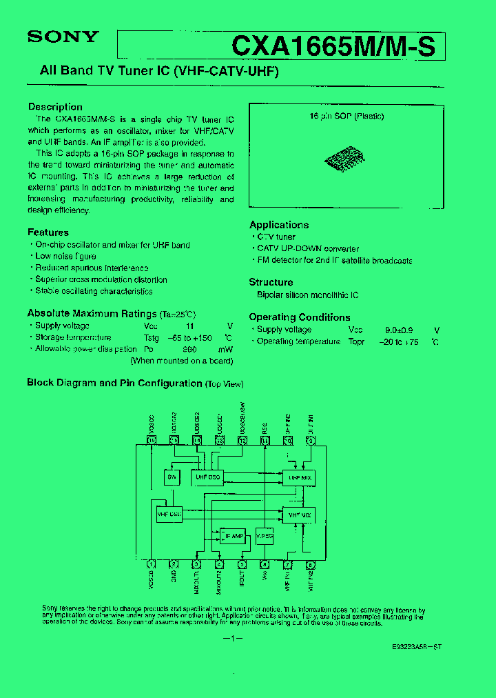 CXA1665M_24053.PDF Datasheet