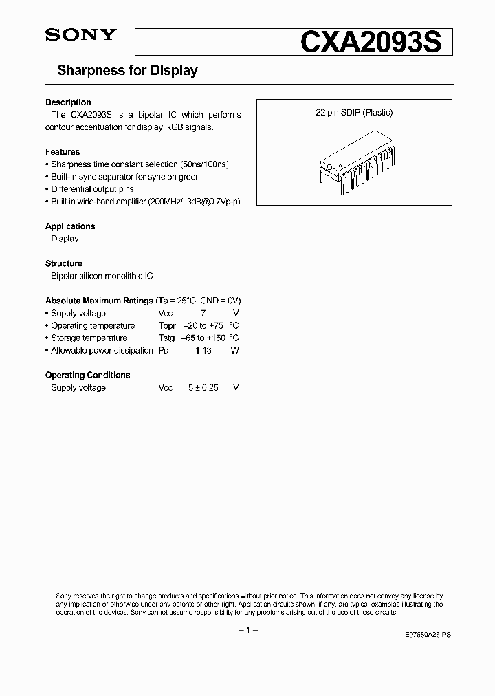 CXA2093_101586.PDF Datasheet