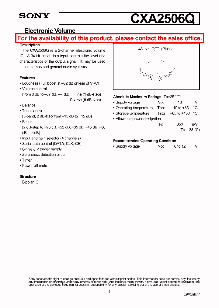 CXA2506_143505.PDF Datasheet