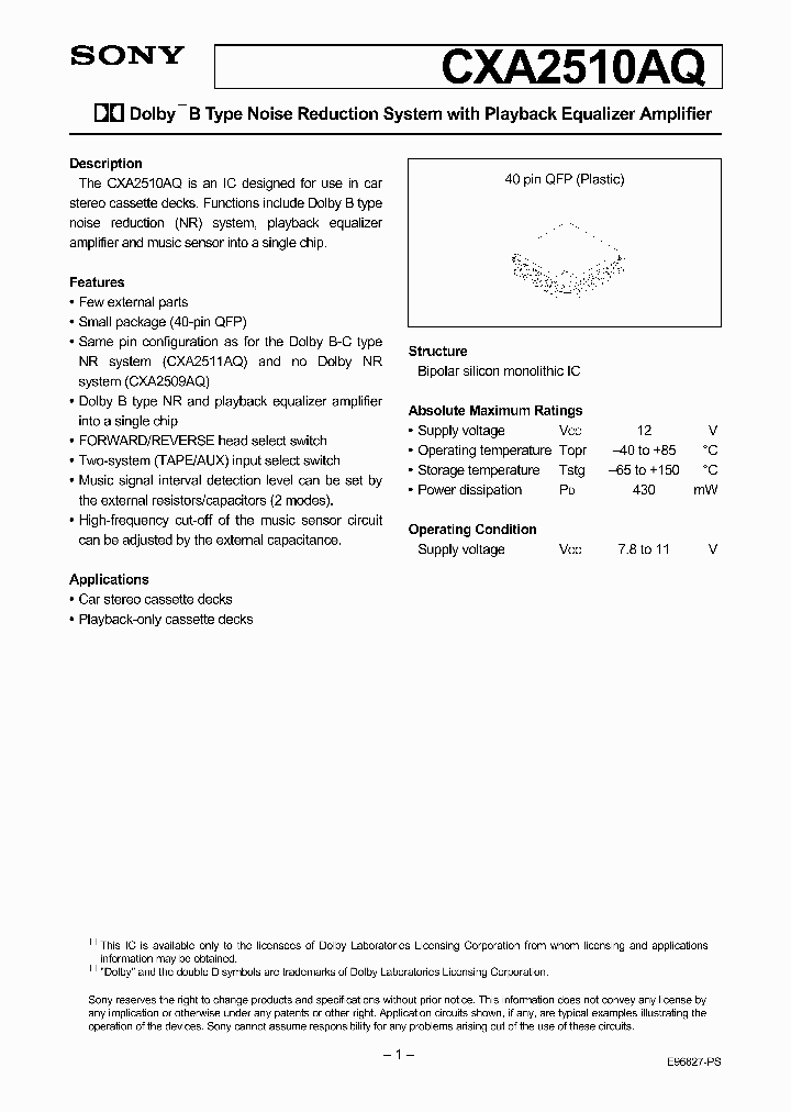 CXA2510AQ_23918.PDF Datasheet