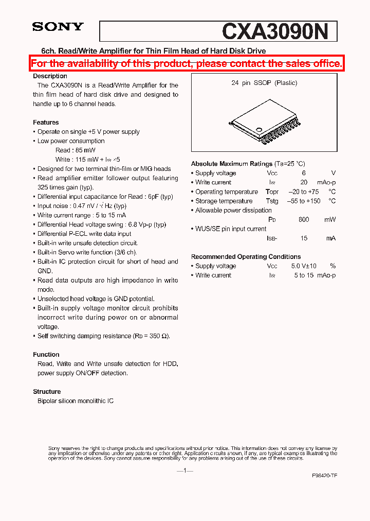 CXA3090N_46071.PDF Datasheet
