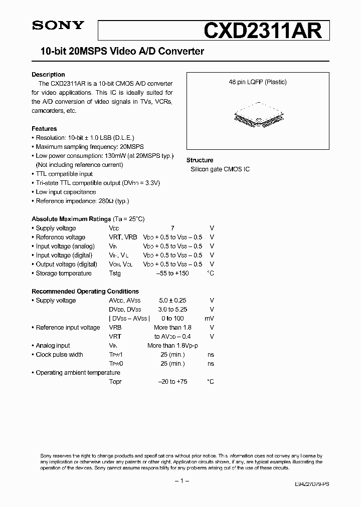 CXD2311_140066.PDF Datasheet