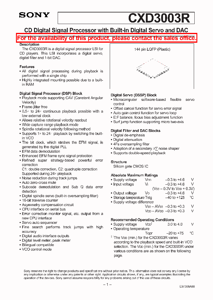 CXD3003_123505.PDF Datasheet