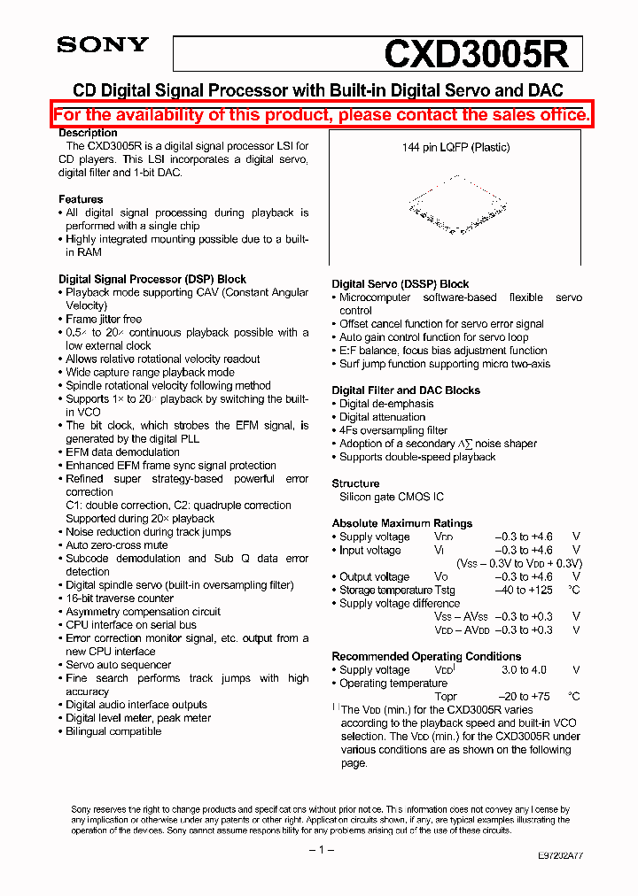 CXD3005R_123507.PDF Datasheet