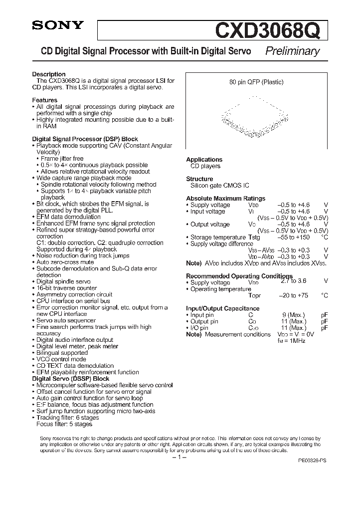 CXD3068Q_23905.PDF Datasheet