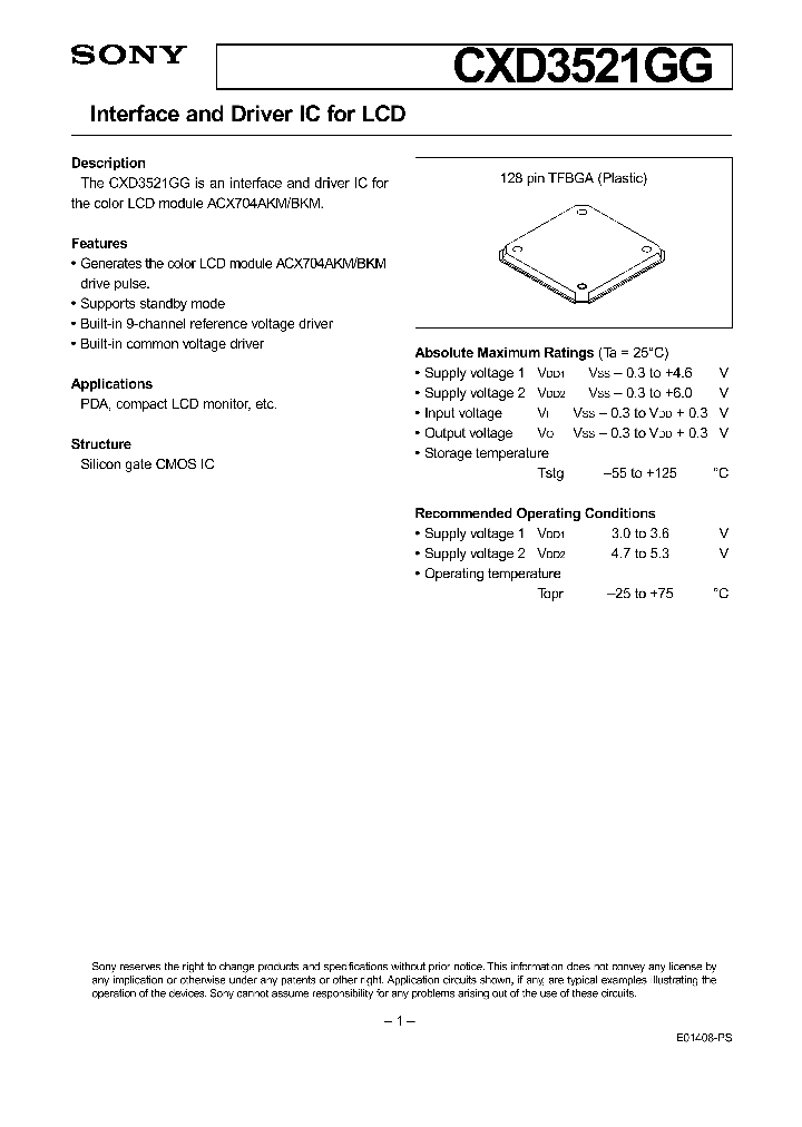 CXD3521GG_45454.PDF Datasheet
