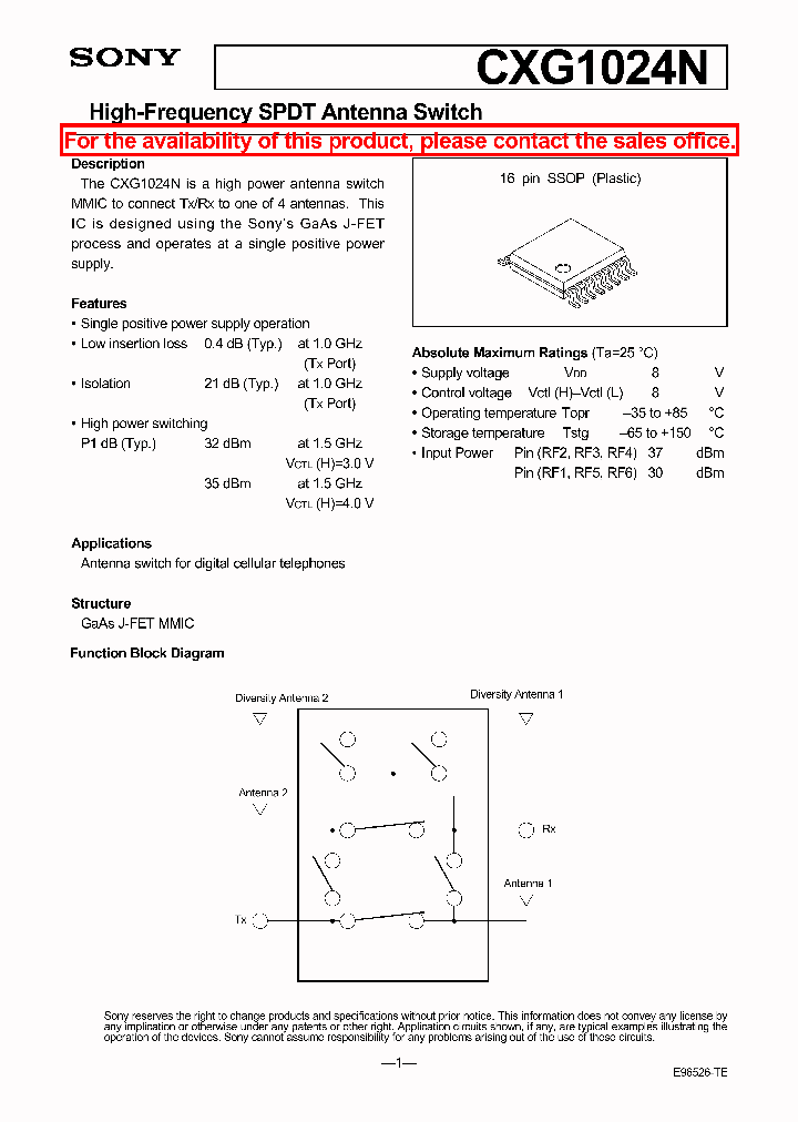CXG1024N_163282.PDF Datasheet