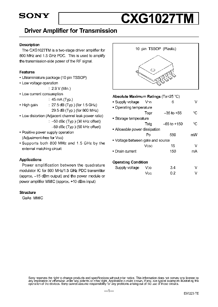CXG1027TM_163283.PDF Datasheet