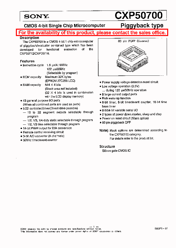 CXP50700_88384.PDF Datasheet