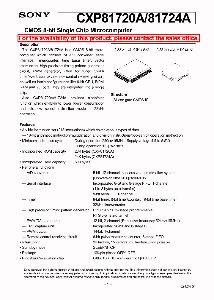 CXP81720A_142826.PDF Datasheet