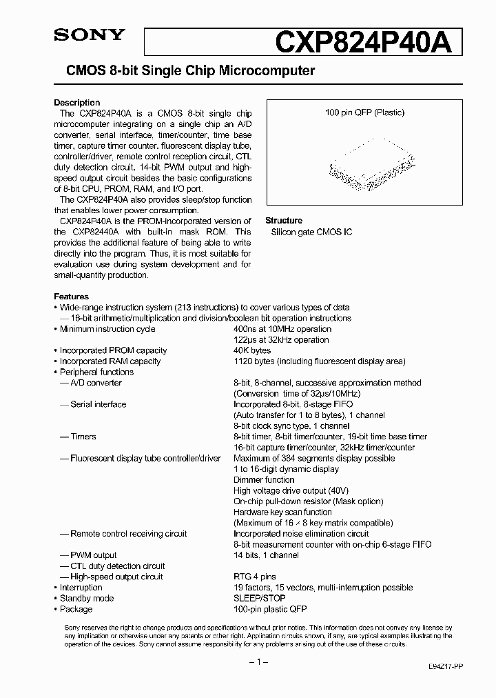 CXP824P40A_94472.PDF Datasheet