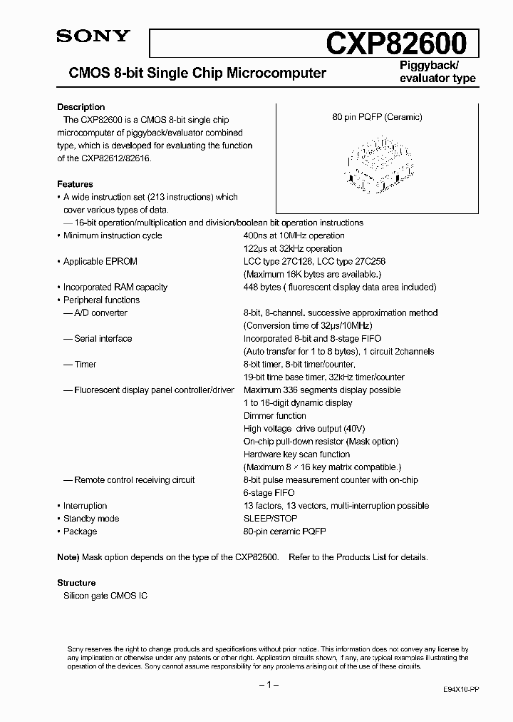 CXP82600_115839.PDF Datasheet