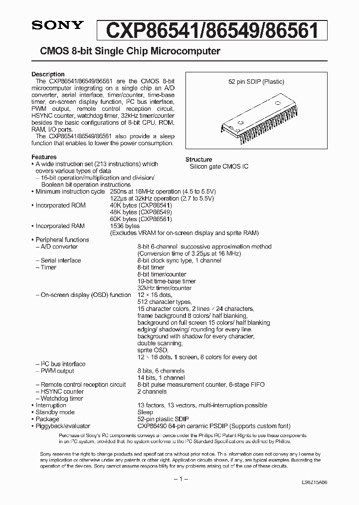 CXP86541_45372.PDF Datasheet