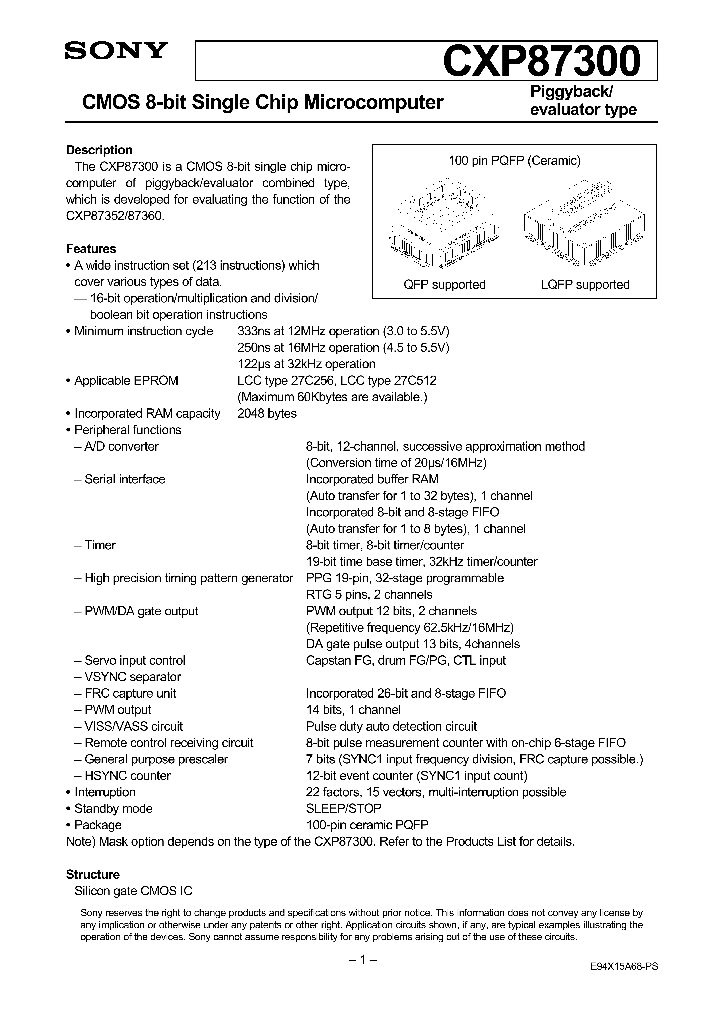 CXP87300_133888.PDF Datasheet