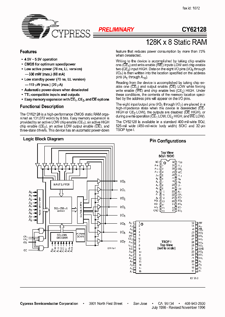 CY62128_44653.PDF Datasheet